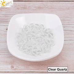 Natural Crystal Beads - Pink Quartz & Garnet Agate