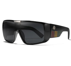 Polarized Shield Sunglasses w Square Frame Design