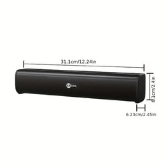Lecoo 3D Soundbar w Subwoofer for Laptops