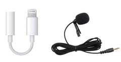 Lavalier Microphone w Headset Accessories