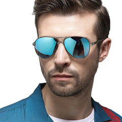 Men's Polarized Pilot Sunglasses