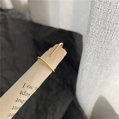 Trendy Cold Nail Ring