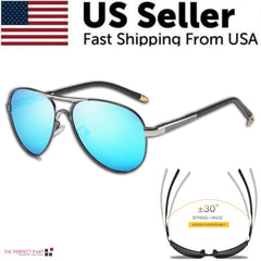 Men's Polarized Pilot Sunglasses