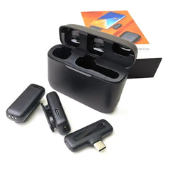 Wireless Lavalier Microphone J11/J13 w Charging Case