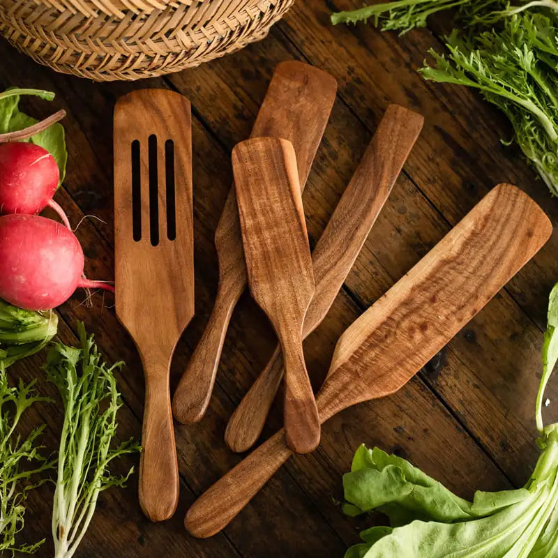 Teak Wood Cooking & Salad Spatula