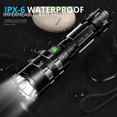 USB Rechargeable 10W LED Tactical Mini-Flashlight
