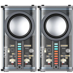 Transparent Bluetooth Speakers w LED Modes