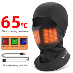 Heating Headgear for Biking, Motorcycling, and Skiing