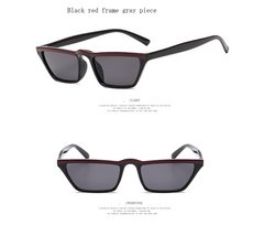 Retro Eyebrow-Framing Sunglasses