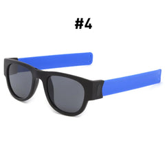 Fancy Slap Wristband Polarized Sunglasses