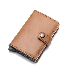 RFID-Blocking Leather Wallet