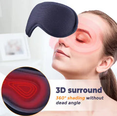 3D Electric Steam Eye Mask w 3-Level Heating & 6-Level Vibration