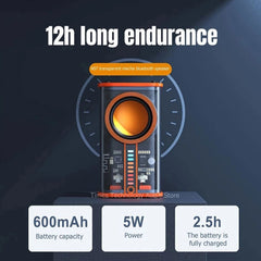Transparent Bluetooth Speakers w LED Modes