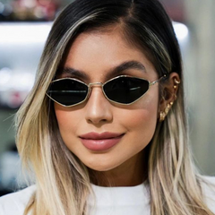 Cat's Eye Metal Sunglasses