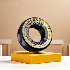 Unisex Rotating Mechanical Fidget Spinner Ring