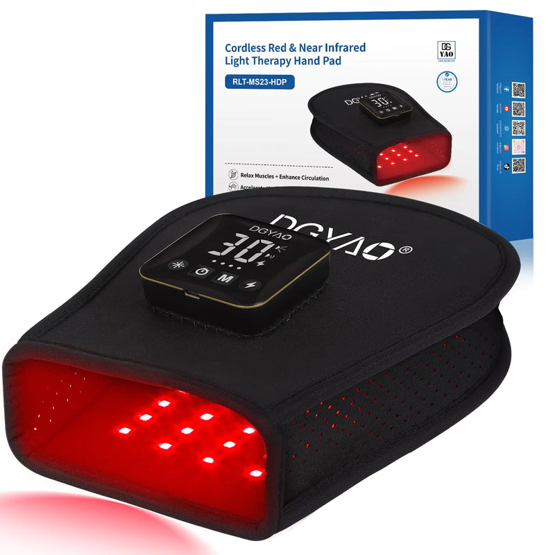 Cordless Red Light Therapy Sheath for Hand Pain Relief