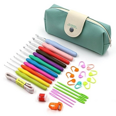 37pcs Ergonomic Extra Long Crochet Hook Set