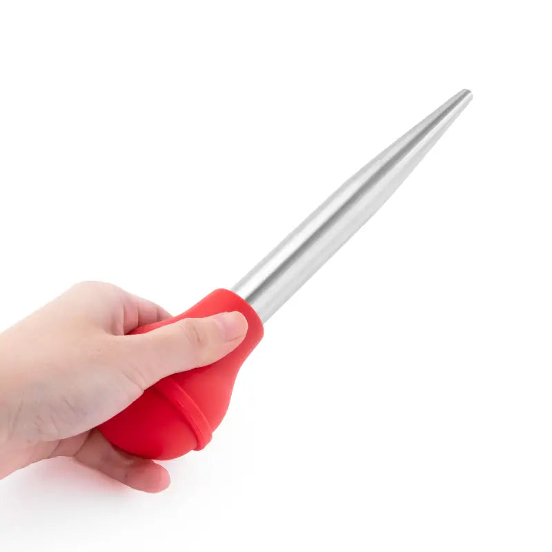 Stainless Steel Basting Pump w Ergonomic Handle