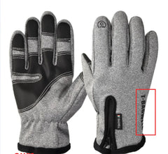Waterproof Zippered Touchscreen Gloves