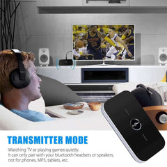 2-in-1 B6 Bluetooth 5.0 Transmitter-Receiver Audio 3.5mm Auxiliary Adapter Jack