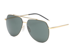 Polarized Take-Charge Metal Sunglasses