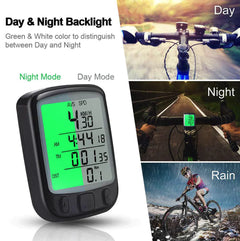 Bicycle Wireless Digital Speedometer & Odometer