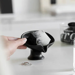 Ceramic Leaf-Shape Soap Dish
