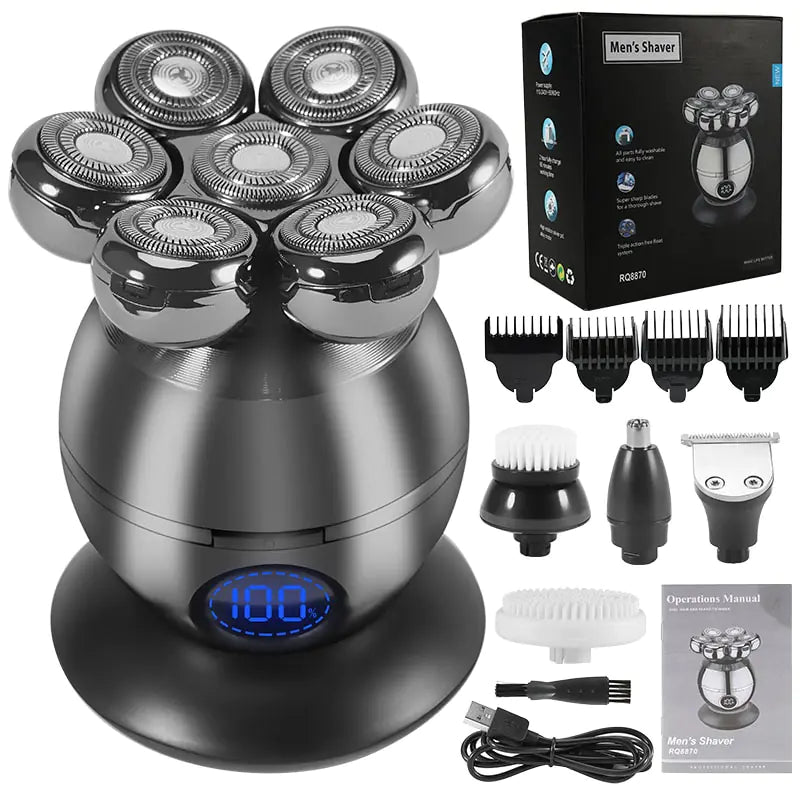 Men Grooming Kit Wet&Dry Electric Shaver