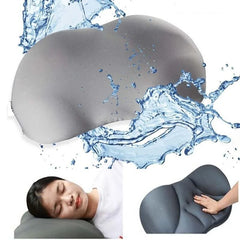 3D Neck Micro-Airball Pillow: Deep Sleep Washable Headrest