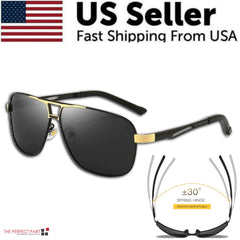 Men's Polarized Pilot Sunglasses