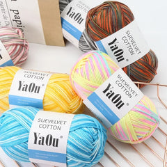 Cotton Hand-Knitted Yarn