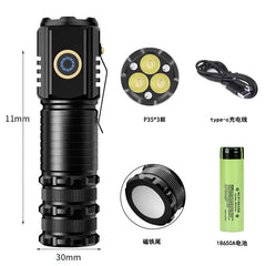 High-Intensity Tactical Mini-Flashlight