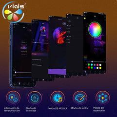 LED Sound-Controlled Meteor Shower Light Strip