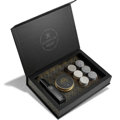 Whiskey Stones & Grooming Kit Gift Set