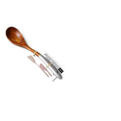 Colorful Teak Kitchen Utensils Set w Soup Spoon