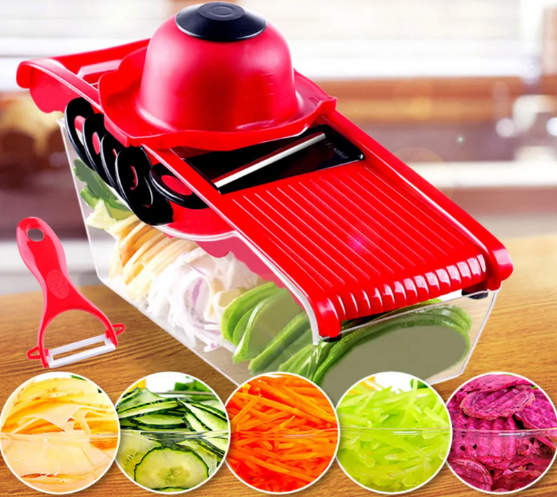 Multi-Function Kitchen Slicer w 6 Blades