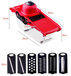 Multi-Function Kitchen Slicer w 6 Blades