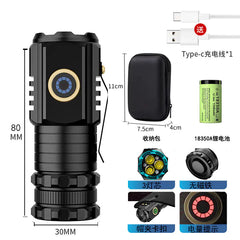 High-Intensity Tactical Mini-Flashlight