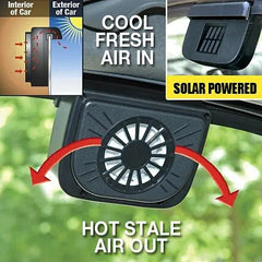 Solar-Powered Car Air Vent