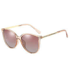 Women's Polarized Sunglasses w Retro Driver Frame