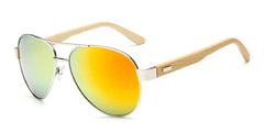 Bamboo Pilot Sunglasses