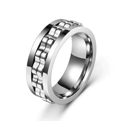 Titanium Fidget Spinner Ring