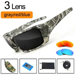 Fishing Sunglasses w Polarized Lens & Camouflage Frame