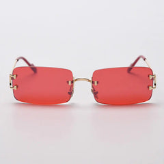 Retro Frameless Sunglasses