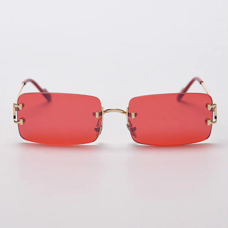 Retro Frameless Sunglasses