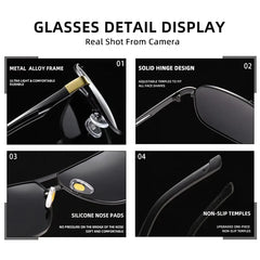 Men's Polarized Pilot Sunglasses