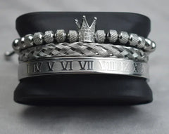 Roman Royal Men's Stainless Steel Bracelets