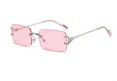 Retro Frameless Sunglasses