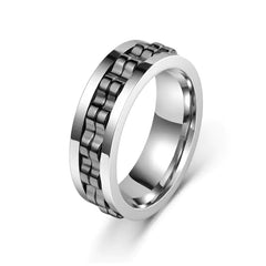 Titanium Fidget Spinner Ring
