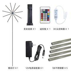 LED Sound-Controlled Meteor Shower Light Strip